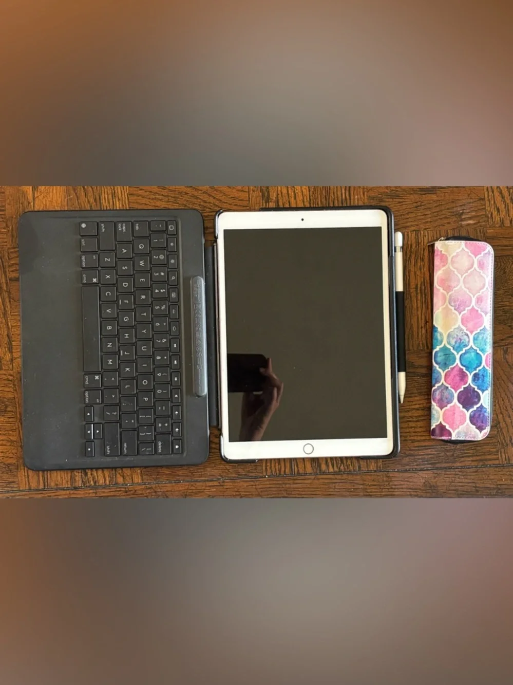 iPad Pro with Keyboard, Case, and Apple Pencil